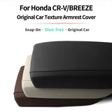 Suede Leather Armrest Cover for Honda CR-V 2023 Car Interior Accessory OEM