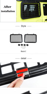 Window Protective Frame for Suzuki Jimny 2019-2025 Car Interior Accessory HEBE