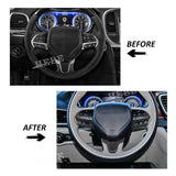 Steering Wheel Trim ABS Cover for Chrysler 300C 2015+