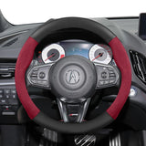 Suede Carbon Fiber Steering Wheel Cover for Acura MDX TL