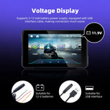 5.0" Removable CarPlay GPS Display Universal Motorcycle Android Head Unit EKIY