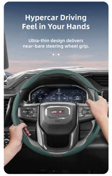 Breathable Perforated Leather Cover for GMC