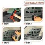 Rear Window Side Organizer Rack for Grand Cherokee Car Interior Accessory HEBE