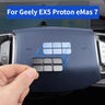 Steering Wheel Emblem Blackout Sticker Patch for Geely EX5 Proton eMas 7.
