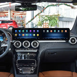 24.6-Inch Dual Screen Android 14 Stereo for Mercedes Benz C/GLC Android Head Unit Aotsr