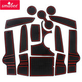 Anti-Slip Gate Slot Cup Mat for Kia Sportage Car Interior Accessory OEM 22SPORTAGE NQ5 RED 14pcs