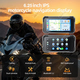 6 Inch CarPlay GPS Navigator with DVR for Motorcycles Android Head Unit AKAMATE