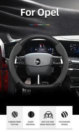Suede Matte Carbon Fiber Cover for Opel Astra Insignia Car Interior Accessory Hocasen