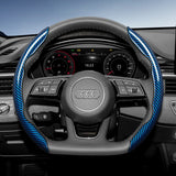 Carbon Fiber Steering Wheel Cover for Audi A4 A6 Q5