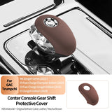 Leather Gear Shift Knob Cover For GAC Trumpchi M8/E9 Zongshi Series | Anti-Scratch Shifter Boot Protector Car Interior Accessory