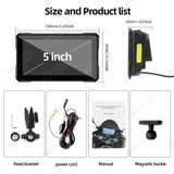 5Inch Wireless CarPlay GPS Navigator for Motorcycles CarPlay Adapter AKAMATE