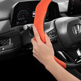 Suede Snap-On Steering Wheel Cover for Honda Civic Car Interior Accessory Hocasen