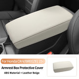 Suede Leather Armrest Cover for Honda CR-V 2023