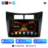 9-Inch Android 12 Head Unit for Toyota Yaris 2005–2012