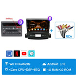 Android 13 Multimedia GPS Radio for Mitsubishi Outlander 2005–2012