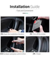 Flocking Door Handle Storage for Smart 453 Fortwo