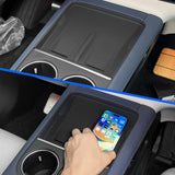 Xpeng G6 2023 2024 Car Central Storage Box Cup Holder Dashboard Tray Interior Accessories Organizer Tidying Black Car Interio