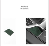 For Audi A5 F5 A4 S4 S5 B9 Sport 2016+ Handbrake Button Knob Trim Sticker Car Interior Accessories Made of Alcantara Car supplie