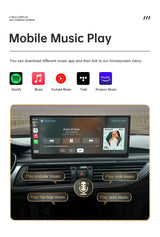 12.3 Inch Wireless CarPlay Display for Audi A6 A7 2011–2018