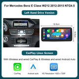 12.3 Inch Wireless CarPlay Android Auto Screen for Mercedes E-Class
