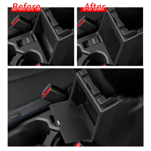Subaru Forester Armrest Storage Box Center Console Hidden Armrest Tray Organizer Armrest Box Storage smabee