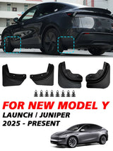 TPE Mud Flaps for Tesla New Model Y 2025 Launch Juniper No Drilling Mud Flaps TEKSY