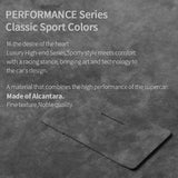 For BMW X3 G45 (2025-) Car Rear Seats Armrest Box Charging Panel Mat Trim Stickers Made of Alcantara Tuning Interior Accessor