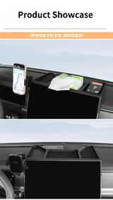 For Jetour Traveller T2 Car Phone Holder Storage Box Anti-slip Protective Organizer Tray Interior Accessories For 5/7 Seats I