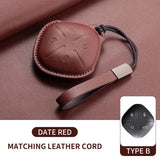 Leather Car Key Case Cover Shell For Chery Jetour Genesis X90 X70 X95 Traveller T2 Dashing X-1 Plus DTC IDM Protection Keychain