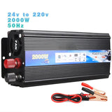 12V/24V DC To AC 220V Power Inverter Car Inverter Voltage Converter 2000W/3000W with USB Car Charger for Auto Home