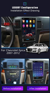 12.1-Inch Android 14 Touchscreen Stereo for Chevrolet Epica