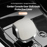 Original Leather Center Gear Shift Knob Cover For Jaguar Lever Shifter Boot Anti Scratch Car Performance Interior Accessories