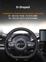 Steering Wheel Cover Carbon Fiber Texture BYD Seal