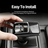For Chevrolet Silverado (2022-2023) Carbon Fiber Center Console Gear Shift Knob Cover Car Interior Accessory OEM