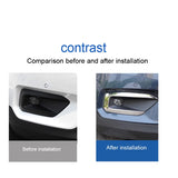 Bright Strip Fog Light Frame for Volvo XC40 Model Car Interior Accessory LINGLUYANG