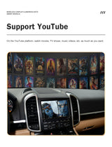 Wireless CarPlay Android Auto Interface for Porsche PCM 3.0