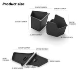 Trunk Organizer for Tesla New Model Y Juniper Launch Refresh 2025 Rear Trunk Storage Bins Side Box Organiser TPE Accessories
