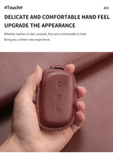 Car Key Case Cover Shell For Lynk & Co Z10 Z20 900 Max Pro Ultra Genuine Leather Remote Key Bag Cover Protector Keychain Holder