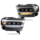 LED Matrix Headlights for Dodge Ram 1500 2019-2024