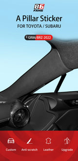 A-Pillar Protective Sticker for Toyota GR86 Subaru BRZ Car Interior Accessory GMUNI