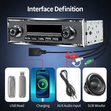 1Din MP3 Bluetooth Stereo for Mercedes Benz Car Interior Accessory AKAMATE