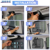 Rear Window Storage Rack for Pajero 2007-21 Car Interior Accessory HEBE