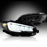 LED Headlights Chrome for Subaru WRX 2015-2021