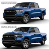 LED Matrix Headlights for Dodge Ram 1500 2019-2024 LED Ambient Light Vland