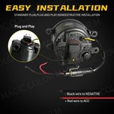 Angel Eye Fog Light Assembly for Toyota Highlander Car Interior Accessory MAGIC COLORM