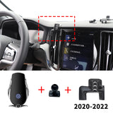 Smart Wireless Fast Charging Phone Holder for Volvo S60 V60