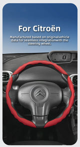 Wave-Shaped Steering Wheel Cover for Citroen C3 C4 Car Interior Accessory Hocasen