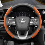 Lexus Anti-Slip Segmented Suede Steering Wheel Cover