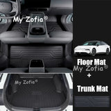 For Xpeng P7+ 2026 2027 Car TPE Floor Mats Waterproof Anti-Slip Liner Mat Foot Pads Car Interior Accessory My Zofia B