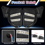LED DRL Headlights with Turn Signal for Toyota Hiace 2014-2016 LED Ambient Light MAGIC COLORM